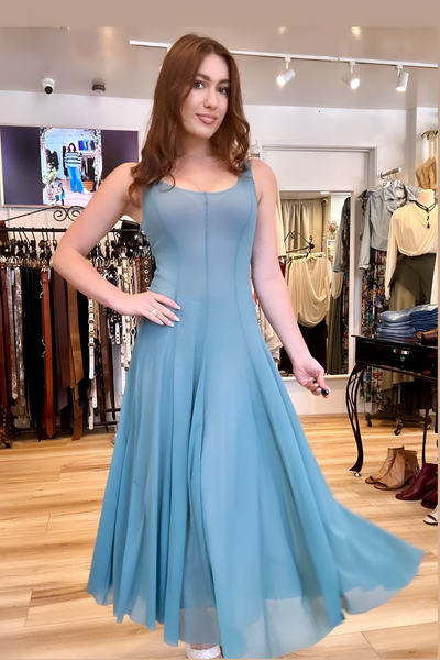 Tea Length Tank Dress