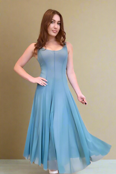 Tea Length Tank Dress