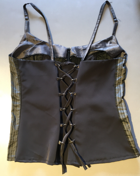 French Corset in Shades of Grey