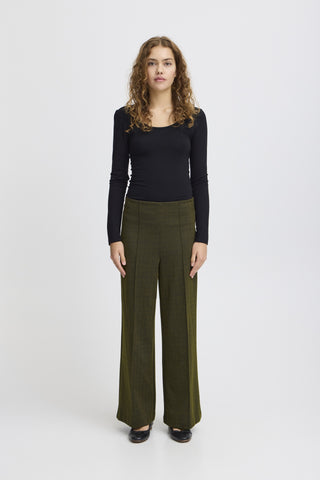 Ihkate Jacquard Pa9 Women's Casual Business Trousers