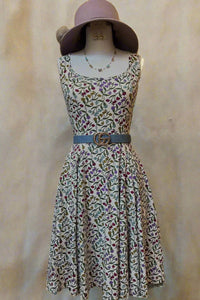 Lilly Print Parisienne Dress