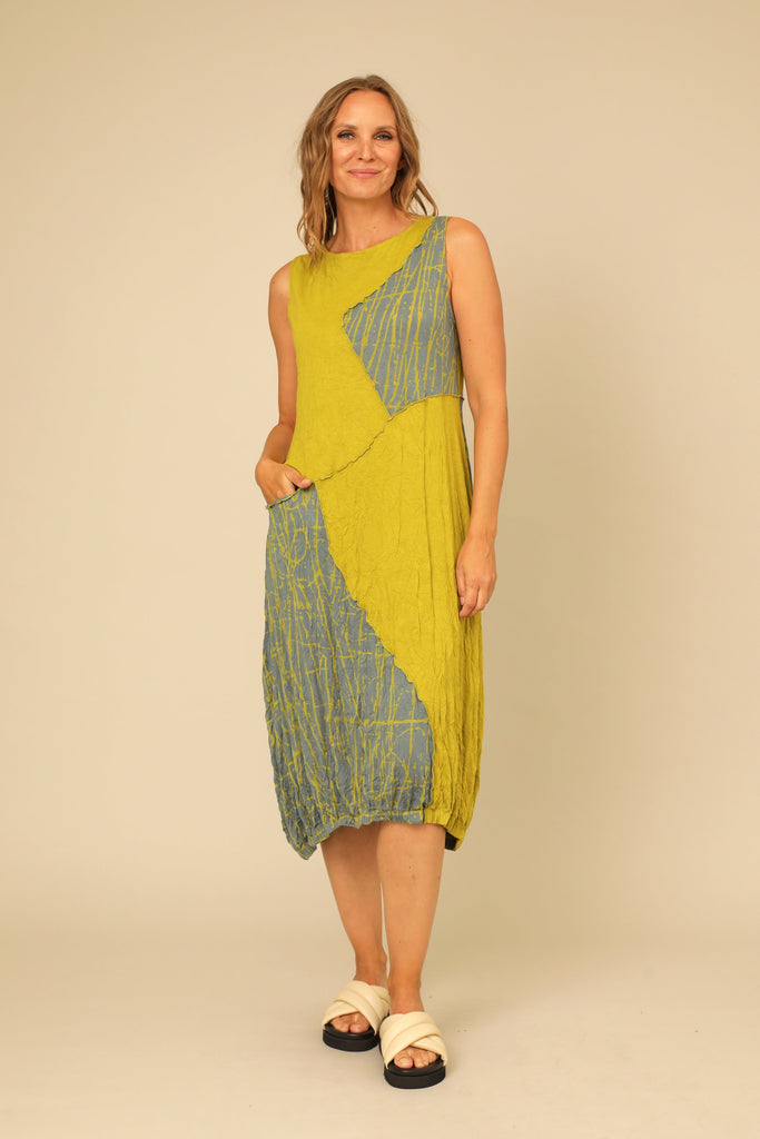 crinkled jersey dress Crinkled Jersey Dress Mauve Large