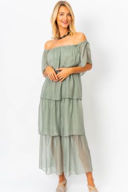 Look Mode Off Shoulder Dress