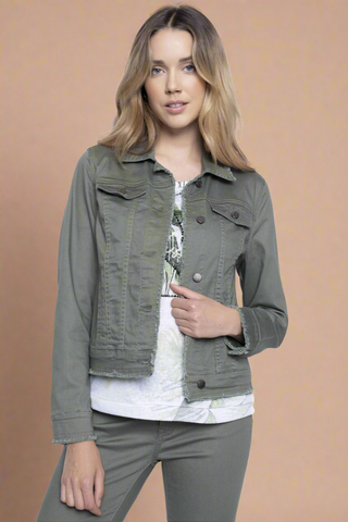 Picadilly Frayed Edge Denim Jacket