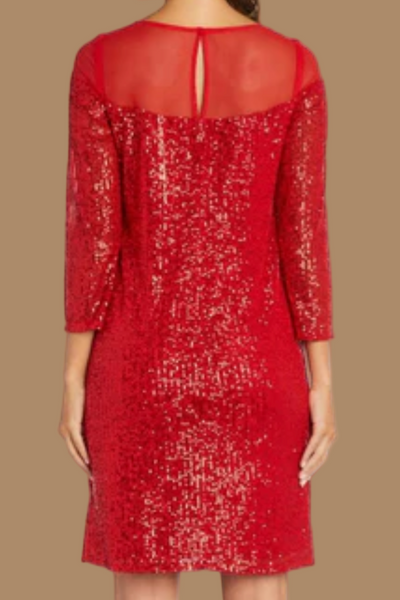 Sequin Illusion Dress