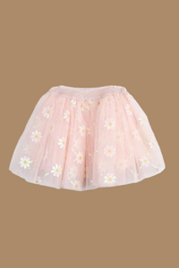 Floral Mesh Glitter Tutu