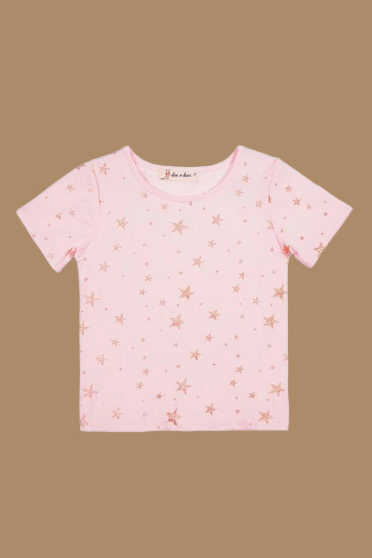 Pink Gold Star Tee