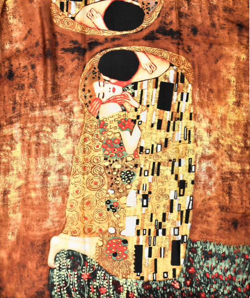 Klimt The Kiss Silk Scarf
