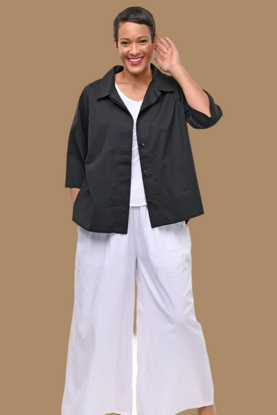 Alice button Down In Black