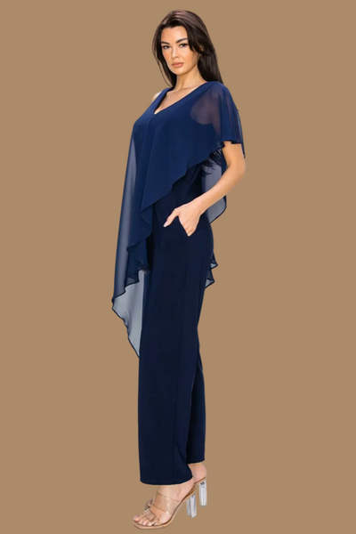 Asymmetrical sleeveless Jumpsuit