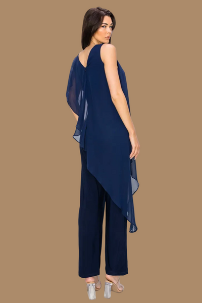 Asymmetrical sleeveless Jumpsuit