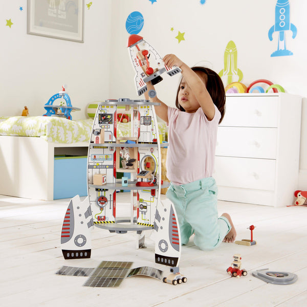 Four-Stage Rocket Ship