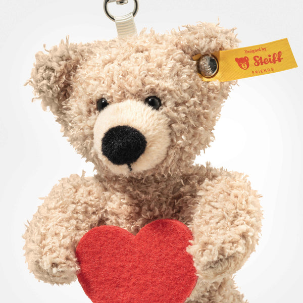 Fynn Teddy Bear with Heart Keyring