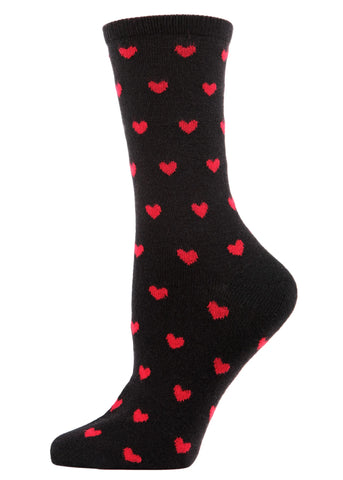 MeMoi Cashmere Heart Socks
