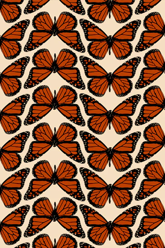 Soleil Dress In Monarch Print