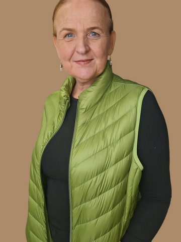 Green waistcoat