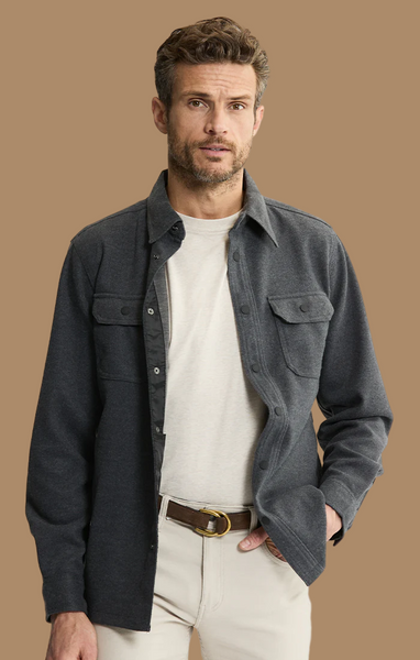 Brushed Knitted Overshirt