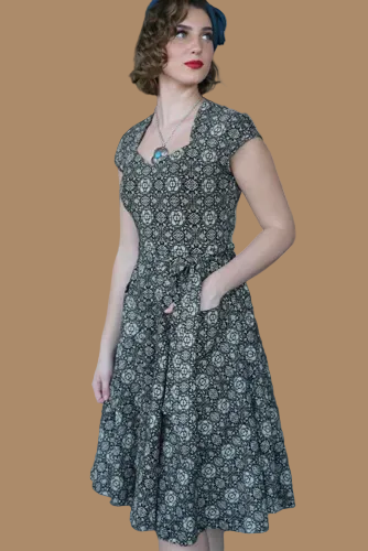 Hedy dress In Portugal Print
