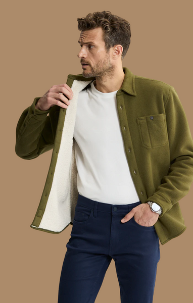 Sherpa Bonded Polar Fleece shirt Jacket