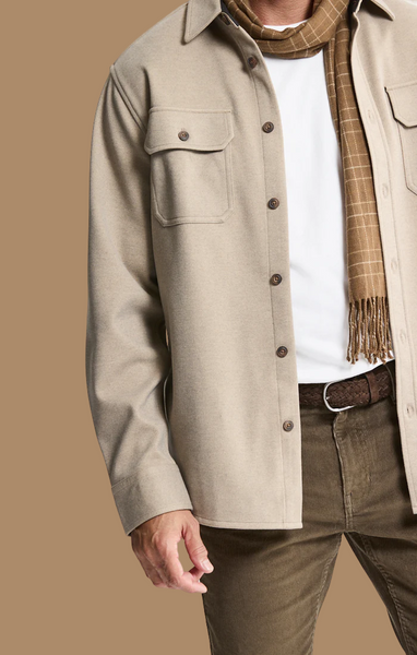 Brushed Twill Overshirt