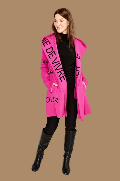 Collarless Casual Cardigan