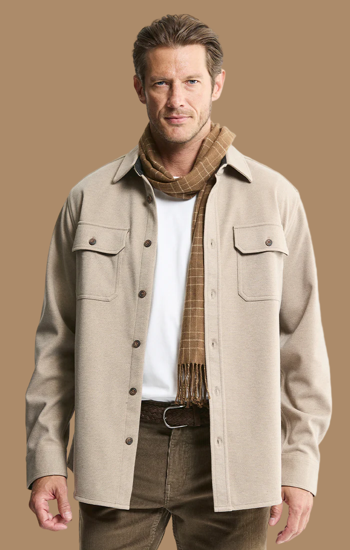 Brushed Twill Overshirt