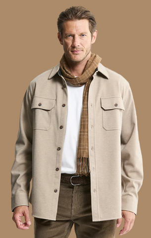 Brushed Twill Overshirt