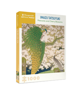Imazu Tatsuyuki: Peacocks and Cherry Blossoms 1000-piece Puzzle