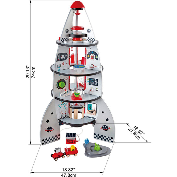 Four-Stage Rocket Ship