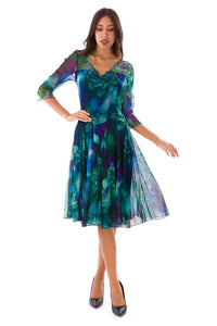 Elana Kattan Lillian 3/4 Sleeve Dress