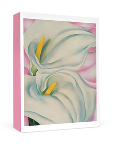 Georgia O'Keeffe : Two Calla Lillies on Pink Boxed Cards