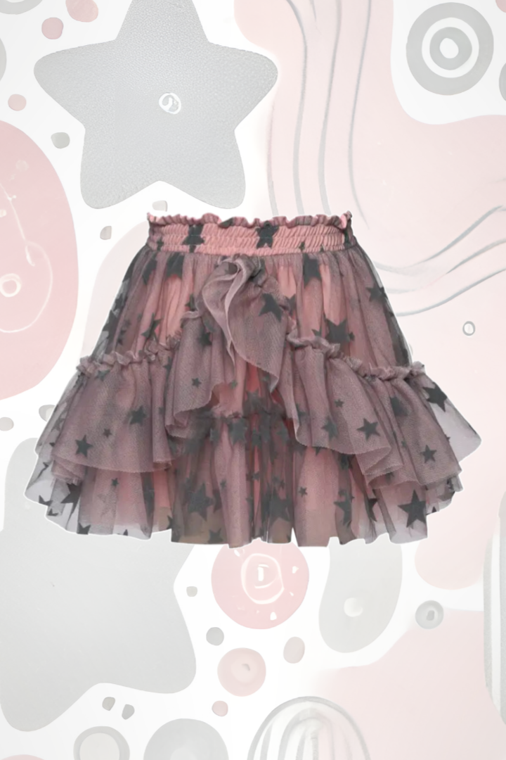 Star Mesh Tutu Skirt