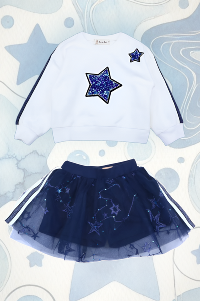 Matching Star Sweater and Skort