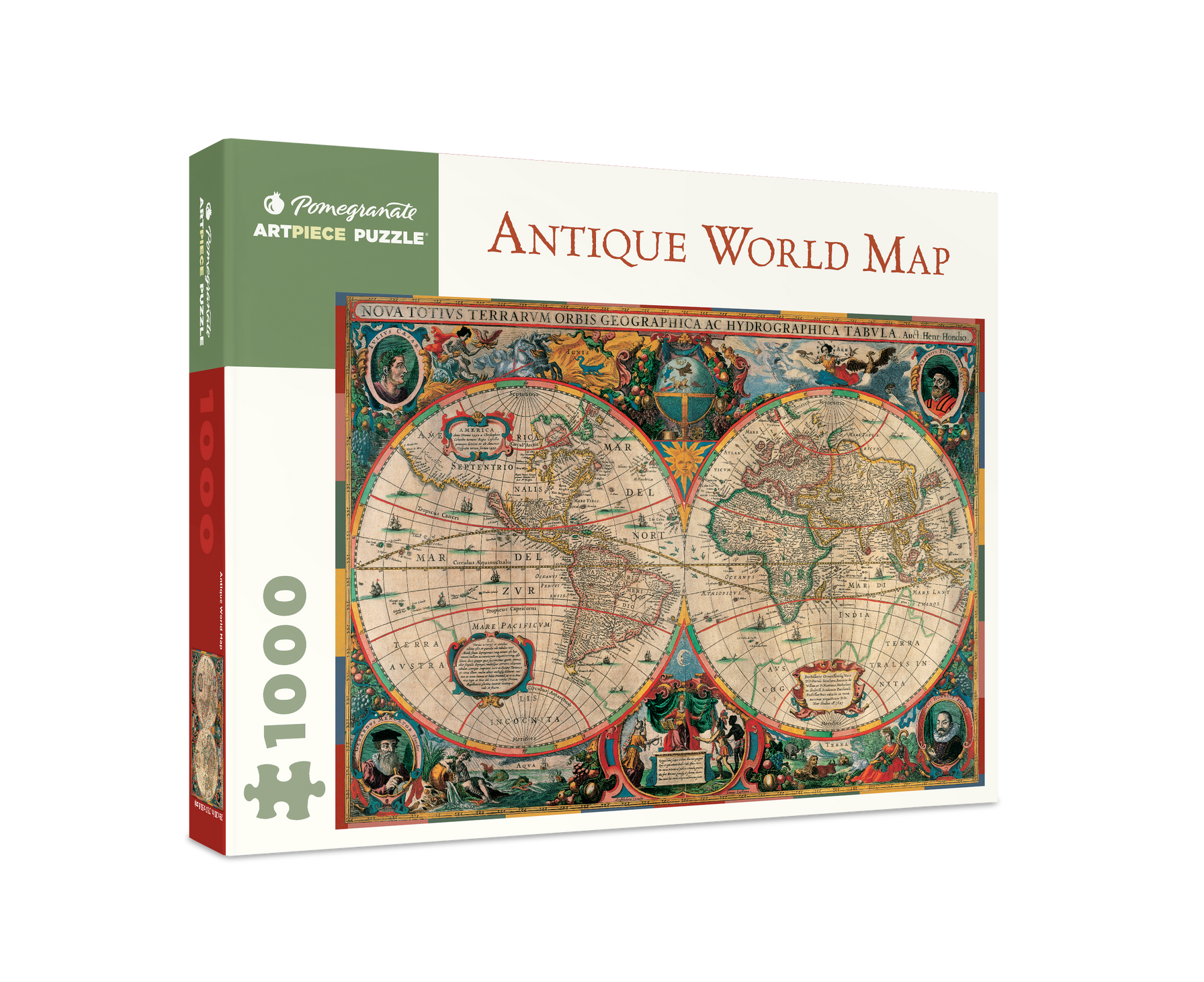 Antique World Map 1000-piece Jigsaw Puzzle