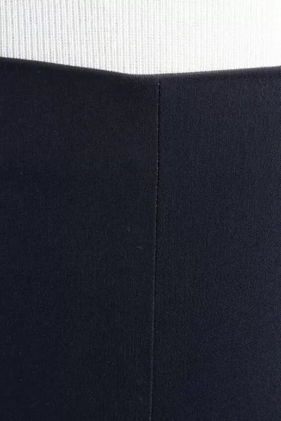 Black Zani Pant with Ankle Slit