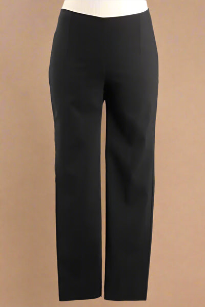 Black Zani Pant with Ankle Slit