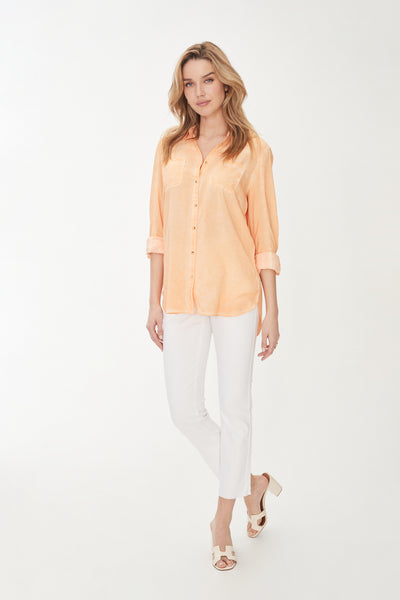 LONG SLEEVE PIGMENT DYE SHIRT
