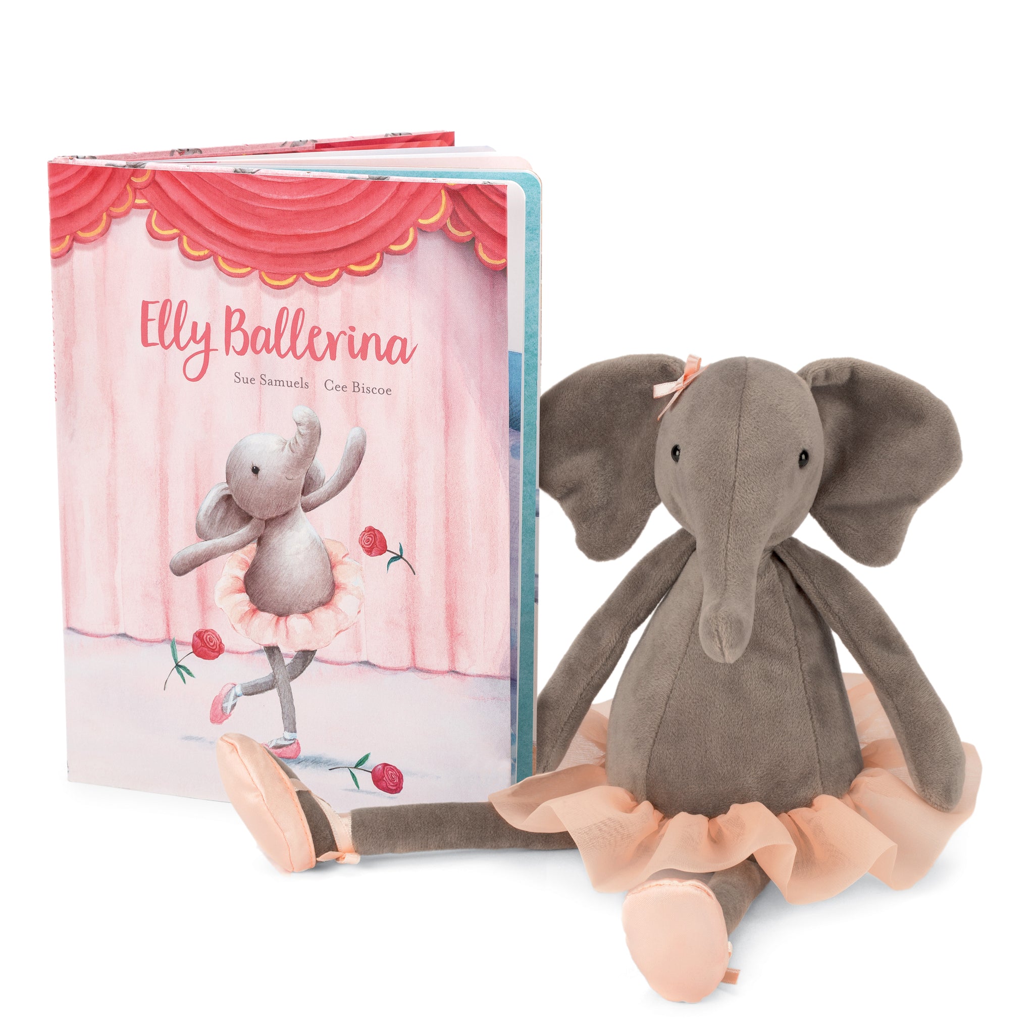 "Elly Ballerina" Book and Elly Elephant Stuffed Animal