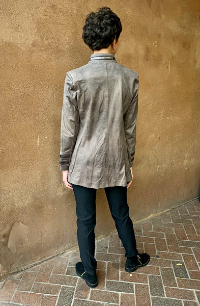 Insight Long Vegan leather Jacket