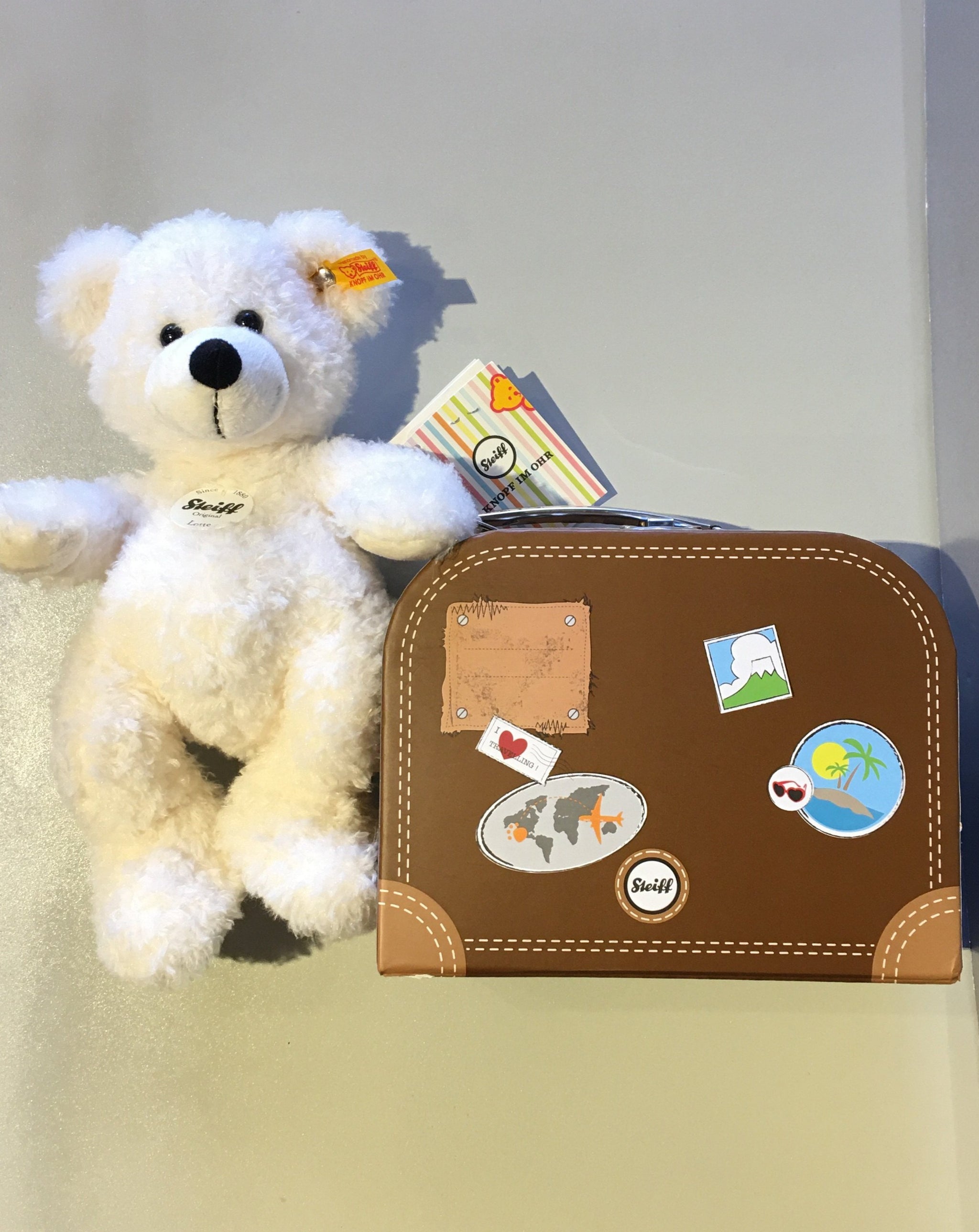 Teddy bear suitcase on sale