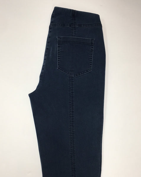 German Robell, Slim Fit Jeans with Cuffed Ankles in Denim