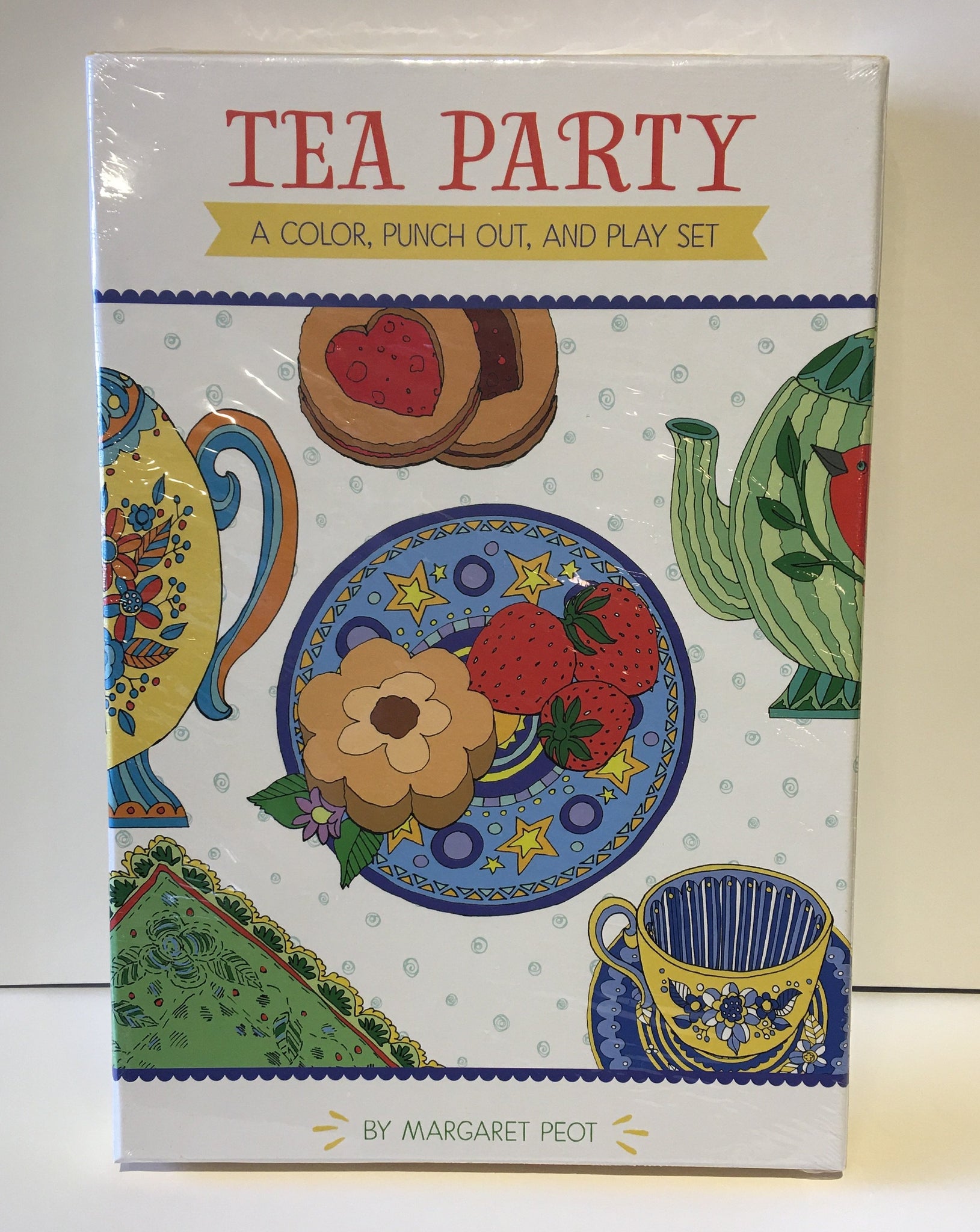 "Tea Party" Color, Punch Out and Play Set