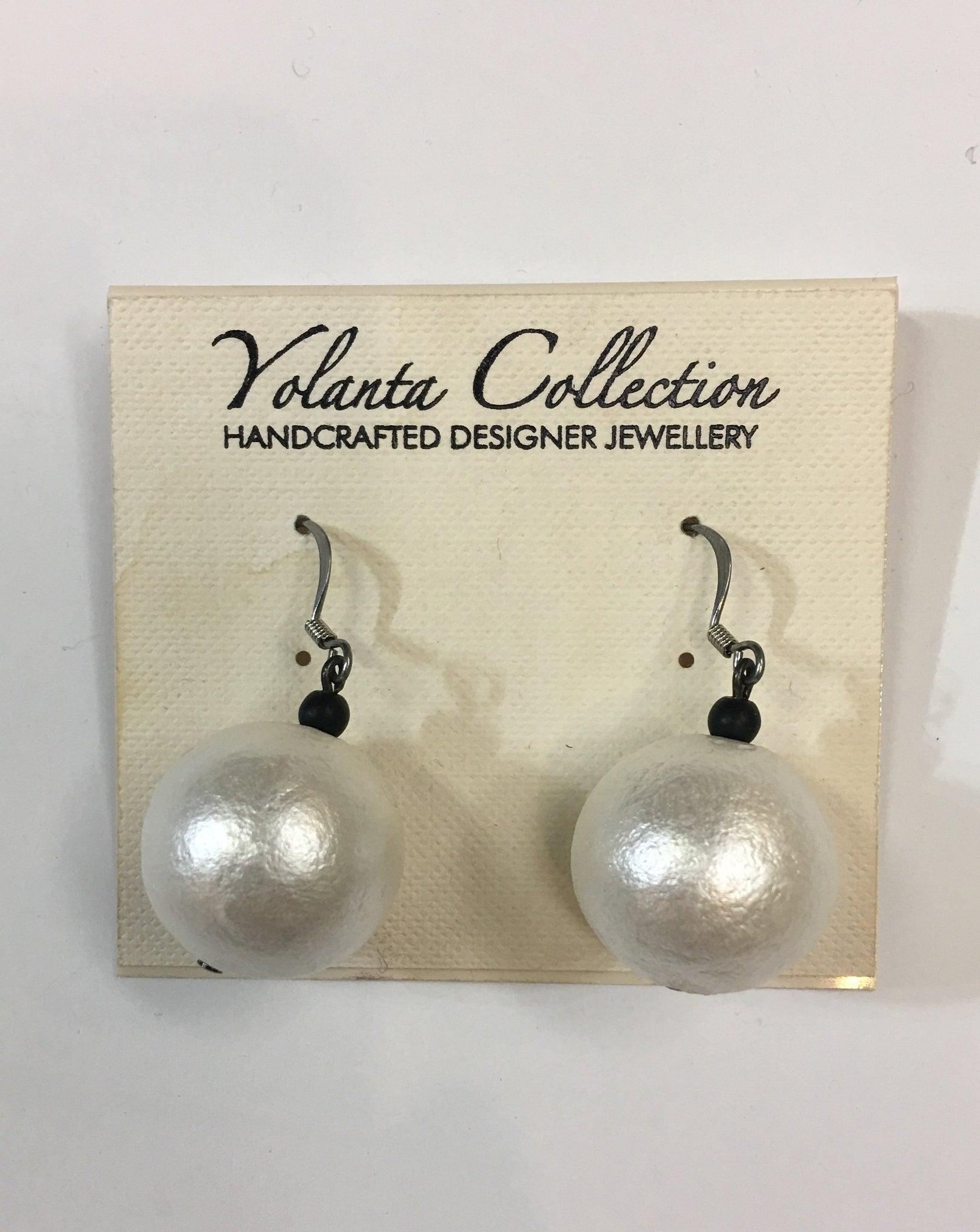 Yolanta Collection, Faux Pearl Dangle Earrings