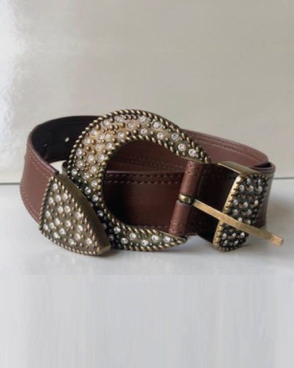 Italian Chocolate Leather Belt