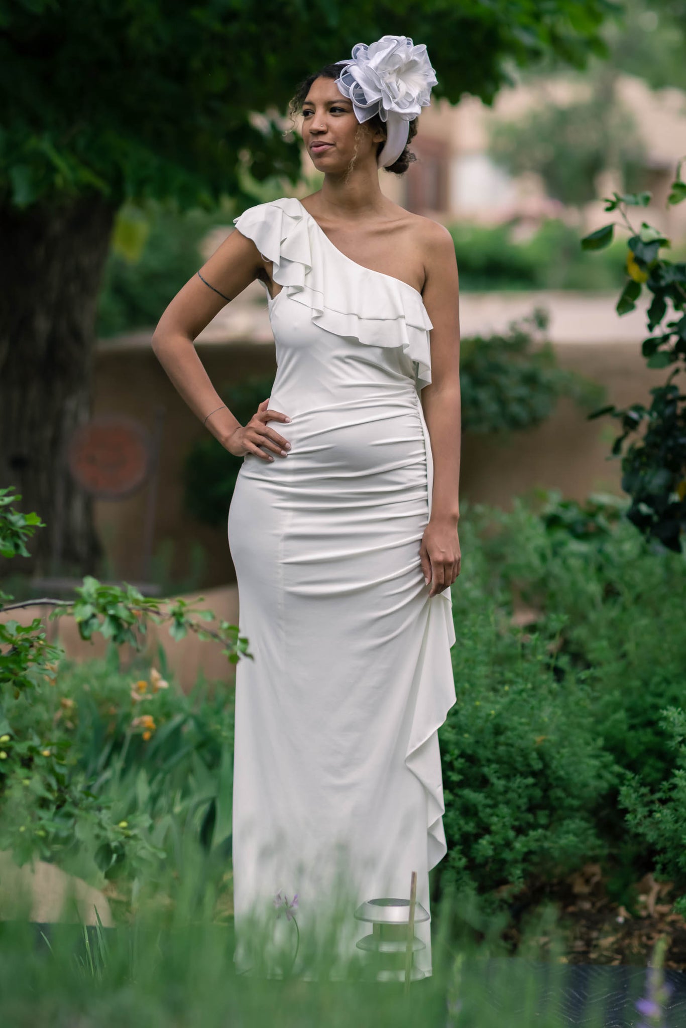 Gorgeous Asymmetric Dress with Rouching Uli's Santa Fe Gorgeous Asymmetric Dress with Rouching Uli's Santa Fe