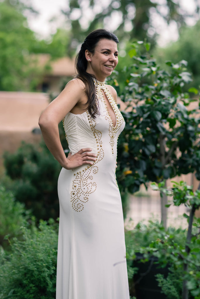 Sexy Beaded Dress with Cutout Uli's Santa Fe Sexy Beaded Dress with Cutout Uli's Santa Fe