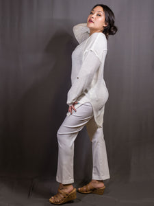 White Summer Sweater