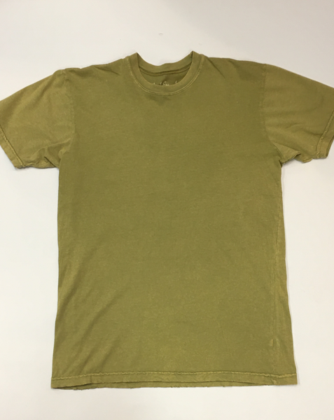 "Belfast" Chartreuse, Crew Neck T-Shirt for Men